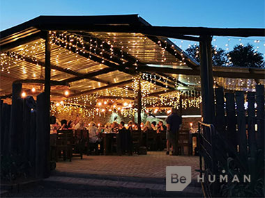 Be Human - We Offer Visitors a Variety of Accommodation, Activities and Venue Options. Call Us Today! Be Human Is Situated Just off the N1 on the R30 Brandfort Road, 25km outside Bloemfontein. A Choice of Venues. Activities For Everyone. Luxury Accommodation.
